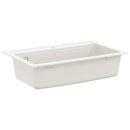 vidaXL Mosogató Fehér 795 x 505 mm Gránit