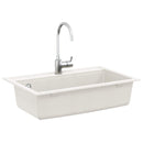 vidaXL Mosogató Fehér 795 x 505 mm Gránit