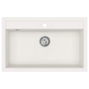 vidaXL Mosogató Fehér 795 x 505 mm Gránit