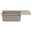 vidaXL Mosogató Szürke 780 x 500 mm 80% Kvarc és 20% Gyanta