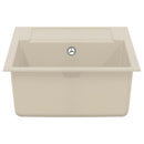 vidaXL Mosogató Bézs 780 x 500 mm 80% Kvarc és 20% Gyanta