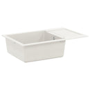 vidaXL Mosogató Fehér 780 x 500 mm 80% Kvarc és 20% Gyanta