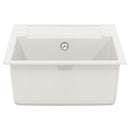 vidaXL Mosogató Fehér 780 x 500 mm 80% Kvarc és 20% Gyanta