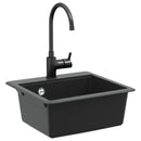 vidaXL Mosogató Fekete 470 x 440 mm Gránit