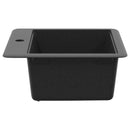 vidaXL Mosogató Fekete 470 x 440 mm Gránit