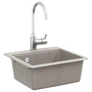 vidaXL Mosogató Szürke 470 x 440 mm Gránit