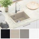 vidaXL Mosogató Bézs 470 x 440 mm Gránit
