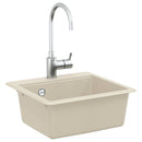 vidaXL Mosogató Bézs 470 x 440 mm Gránit