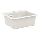 vidaXL Mosogató Fehér 470 x 440 mm Gránit