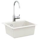 vidaXL Mosogató Fehér 470 x 440 mm Gránit
