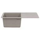 vidaXL Mosogató Szürke 670 x 460 mm 80% Kvarc és 20% Gyanta