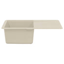 vidaXL Mosogató Bézs 670 x 460 mm 80% Kvarc és 20% Gyanta