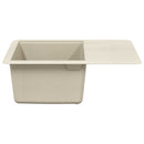 vidaXL Mosogató Bézs 560 x 460 mm 80% Kvarc és 20% Gyanta