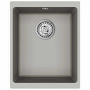 vidaXL Mosogató Szürke 370 x 460 mm 80% Kvarc és 20% Gyanta