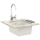 vidaXL Mosogató Fehér 370 x 460 mm 80% Kvarc és 20% Gyanta