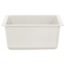 vidaXL Mosogató Fehér 370 x 460 mm 80% Kvarc és 20% Gyanta