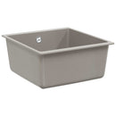 vidaXL Mosogató Szürke 430 x 460 mm 80% Kvarc és 20% Gyanta