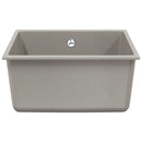 vidaXL Mosogató Szürke 430 x 460 mm 80% Kvarc és 20% Gyanta
