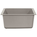 vidaXL Mosogató Szürke 430 x 460 mm 80% Kvarc és 20% Gyanta