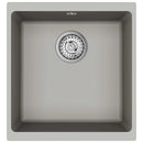 vidaXL Mosogató Szürke 430 x 460 mm 80% Kvarc és 20% Gyanta
