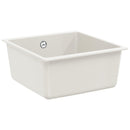 vidaXL Mosogató Fehér 430 x 460 mm 80% Kvarc és 20% Gyanta