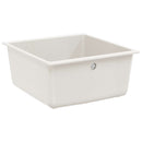 vidaXL Mosogató Fehér 430 x 460 mm 80% Kvarc és 20% Gyanta
