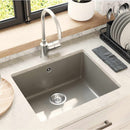 vidaXL Mosogató Szürke 530 x 460 mm 80% Kvarc és 20% Gyanta