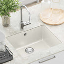 vidaXL Mosogató Fehér 530 x 460 mm 80% Kvarc és 20% Gyanta