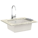vidaXL Mosogató Fehér 530 x 460 mm 80% Kvarc és 20% Gyanta