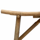 vidaXL Kerti pad Természetes 110 x 45 x 50 cm Bambusz