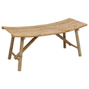 vidaXL Kerti pad Természetes 110 x 45 x 50 cm Bambusz