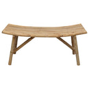 vidaXL Kerti pad Természetes 110 x 45 x 50 cm Bambusz