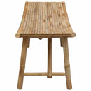 vidaXL Kerti pad Természetes 110 x 45 x 50 cm Bambusz