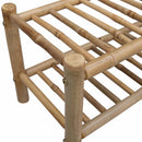 vidaXL Cipőtartó polcokkal Természetes 68 x 28 x 30 cm Bambusz