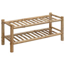 vidaXL Cipőtartó polcokkal Természetes 68 x 28 x 30 cm Bambusz