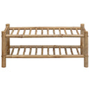 vidaXL Cipőtartó polcokkal Természetes 68 x 28 x 30 cm Bambusz