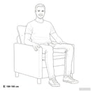 vidaXL Kanapé Szett 2 db Világosszürke Szövet