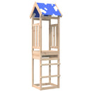 vidaXL Játék Torny Barna 52.5 x 46.5 x 208 cm Tömör fenyőfa