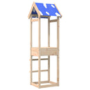 vidaXL Játék Torny Barna 52,5 x 46,5 x 195 cm Tömör fenyőfa