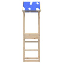 vidaXL Játék Torny Barna 52,5 x 46,5 x 195 cm Tömör fenyőfa