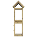 vidaXL Játék Torny Barna 52,5 x 46,5 x 195 cm Szilárd Impregnált Fa