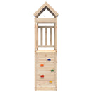 vidaXL Játék Torny Barna 110.5 x 52.5 x 215 cm Tömör fenyőfa
