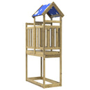 vidaXL Játék Torny Barna 52,5 x 110,5 x 215 cm Szilárd Impregnált Fa