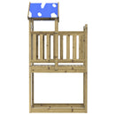 vidaXL Játék Torny Barna 52,5 x 110,5 x 215 cm Szilárd Impregnált Fa