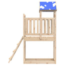 vidaXL Játék Torny Barna 52,5 x 110,5 x 215 cm Tömör fenyőfa