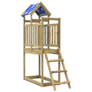 vidaXL Játék Torny Barna 52,5 x 110,5 x 215 cm Szilárd Impregnált Fa