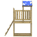 vidaXL Játék Torny Barna 52,5 x 110,5 x 215 cm Szilárd Impregnált Fa