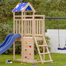 vidaXL Játék Torny Barna 110,5 x 52,5 x 215cm Tömör Fenyőfa