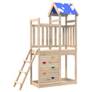 vidaXL Játék Torny Barna 110,5 x 52,5 x 215cm Tömör Fenyőfa