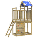 vidaXL Játék Torny Barna 110,5 x 52,5 x 215cm Tömör Impregnált Fa